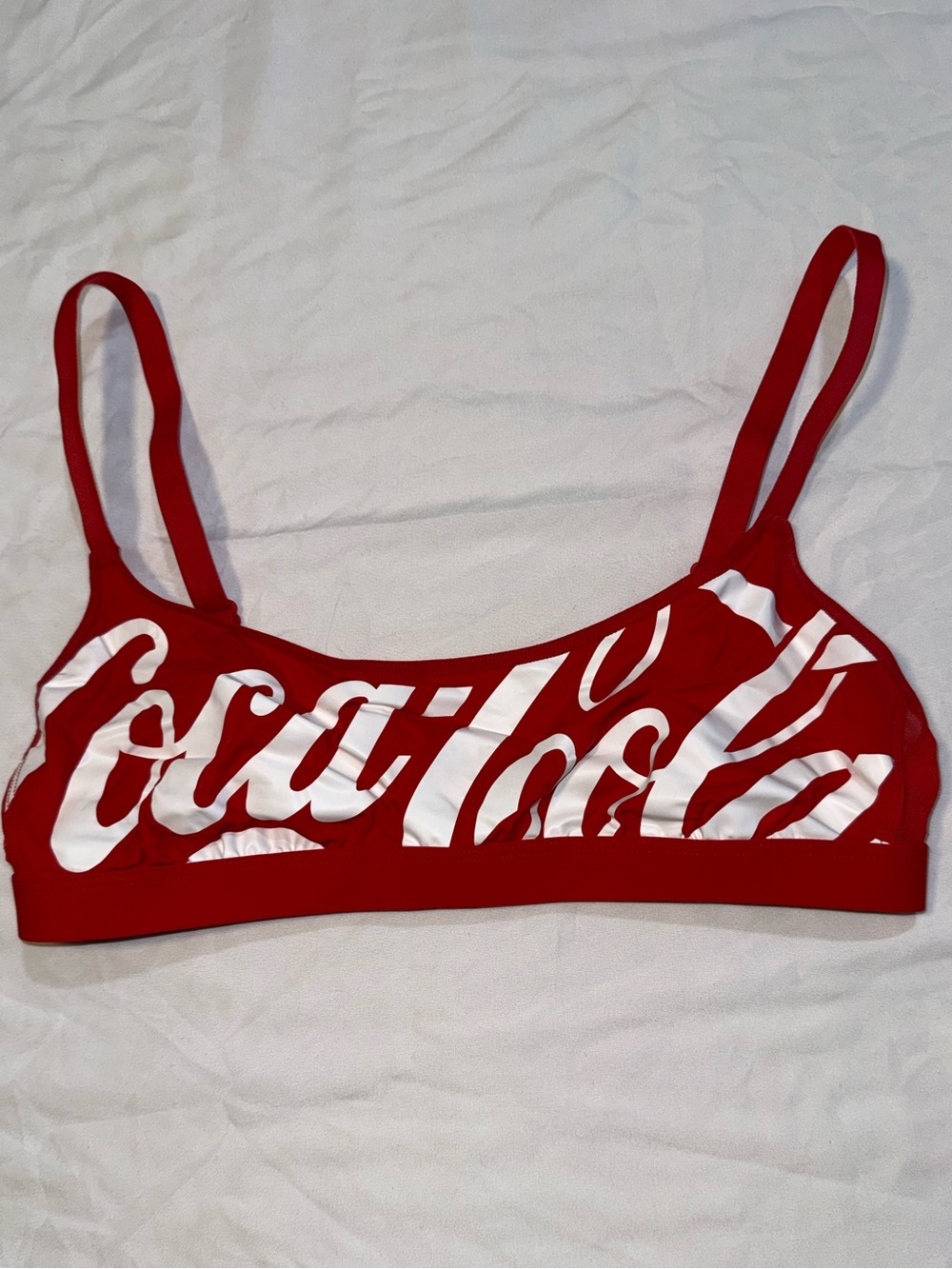 Coca-Cola Red Script Bralette - Women's Intimates